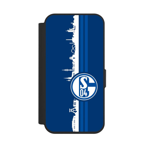 Apple iPhone 15 Pro NIVOflip Schalke 04 Skyline Blau