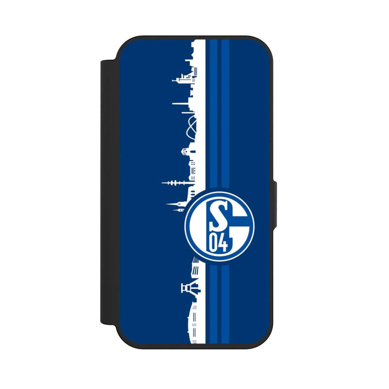 iPhone 15 Pro NIVOflip Schalke 04 Skyline Blau