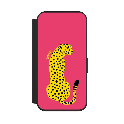 Apple iPhone 15 Pro NIVOflip Colourful Yellow Cat