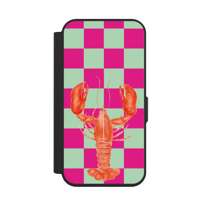 iPhone 15 Pro NIVOflip Pink Checkers Lobster