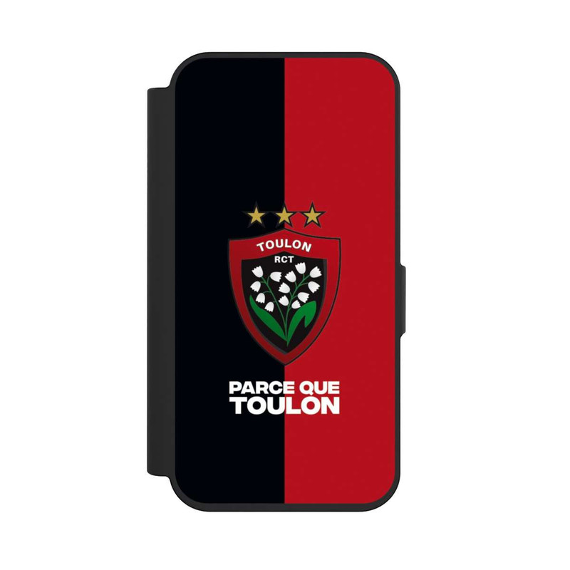 iPhone 15 Pro NIVOflip RCT Logo Rouge Noir