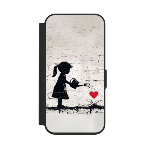 Apple iPhone 15 Pro NIVOflip Girl Watering Bunch of Flowers 