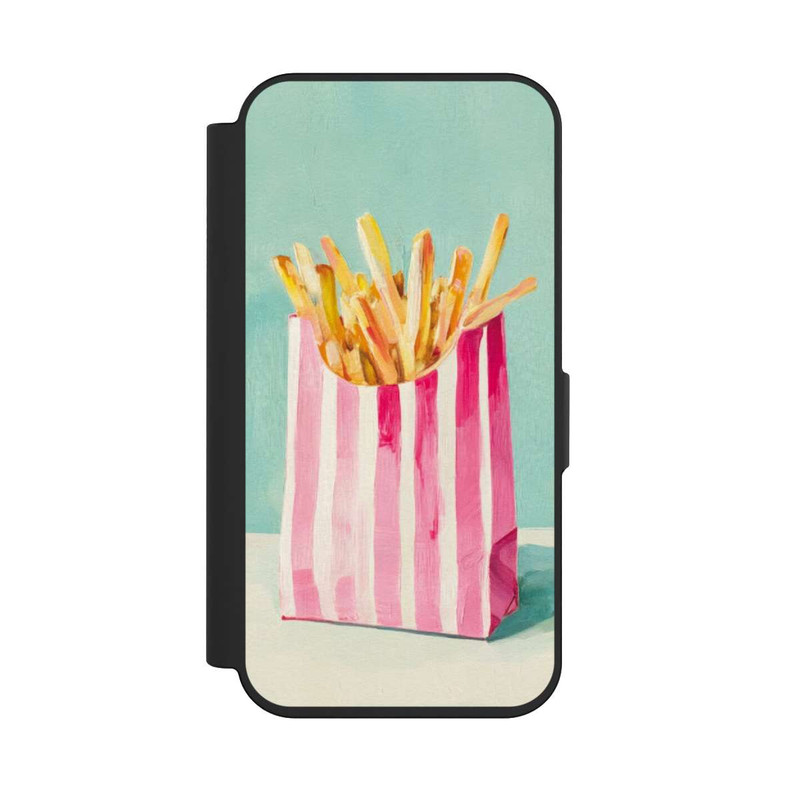 iPhone 15 Pro NIVOflip Retro Pommes Blau Watercolor