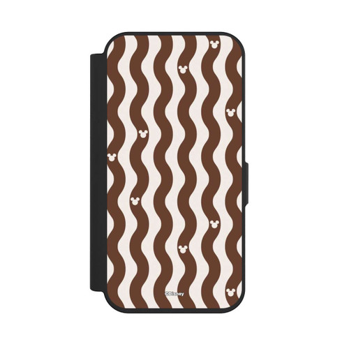 Apple iPhone 15 Pro NIVOflip Micky Muster Braune Wellen