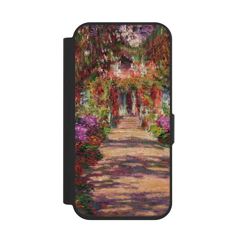 iPhone 15 Pro NIVOflip Eine Allee in Monets Garten in Giverny by Claude Monet