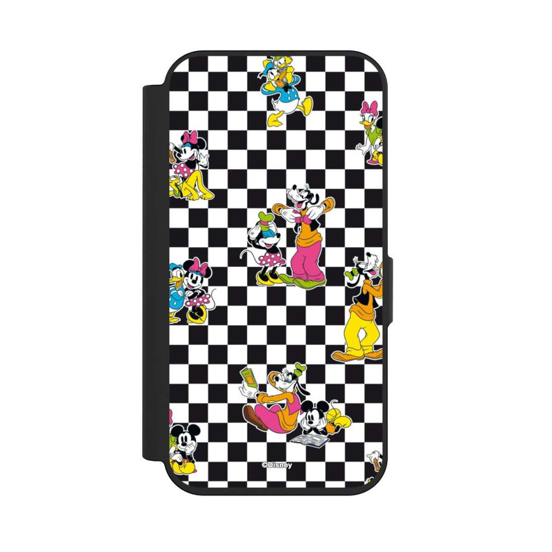 iPhone 15 Pro NIVOflip Donald and Friends Pattern Black and White