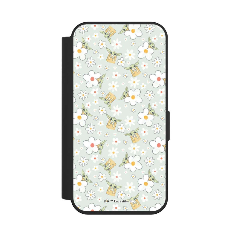 iPhone 15 Pro NIVOflip Baby Yoda Flower Pattern