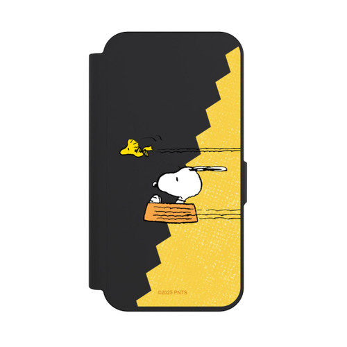 Apple iPhone 15 Pro NIVOflip Peanuts-Snoopy und Woodstock Transparent
