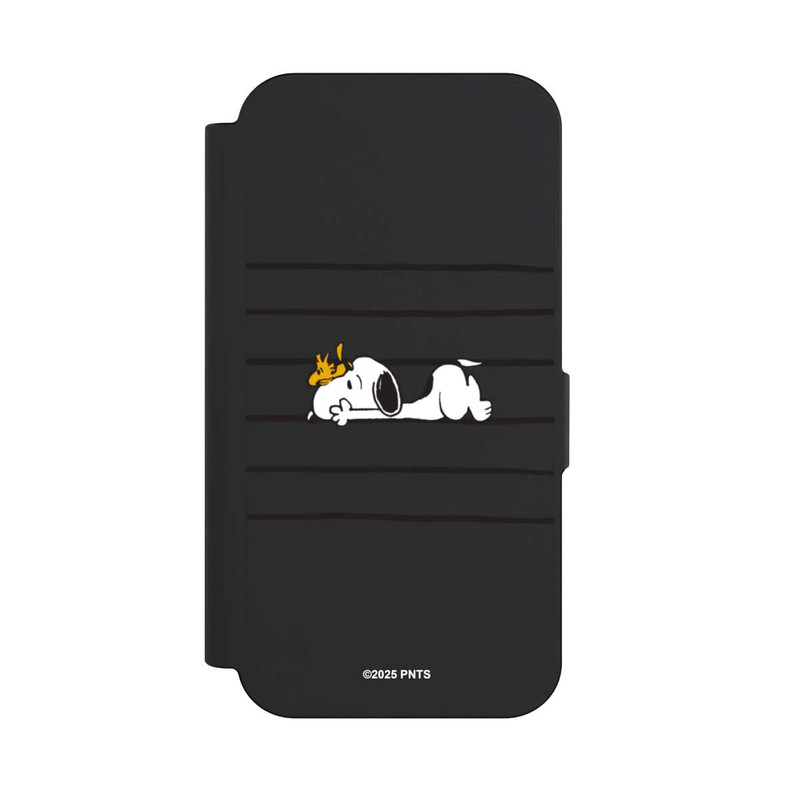 iPhone 15 Pro NIVOflip Snoopy Woodstock Stripes Peanuts Transparent