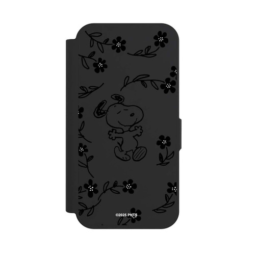 Apple iPhone 15 Pro NIVOflip Snoopy und Flowers Transparent