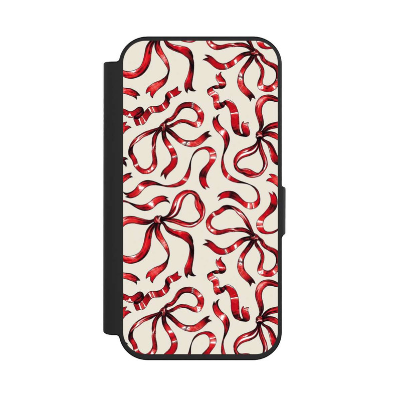 iPhone 15 Pro NIVOflip Fine Bows Red