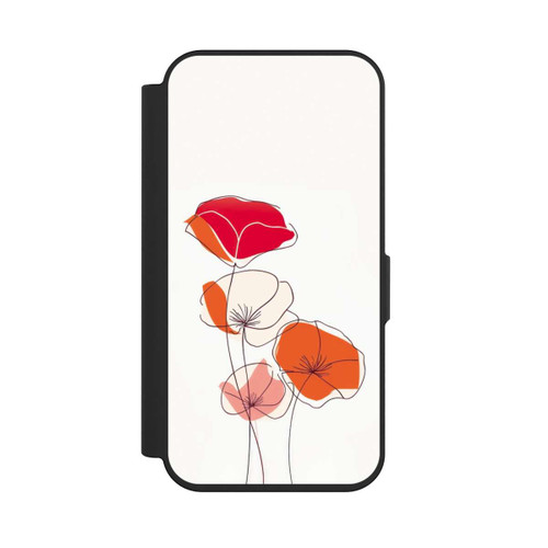 Apple iPhone 15 Pro NIVOflip Poppies Line Art
