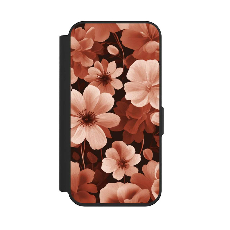 iPhone 15 Pro NIVOflip Rote Negativblumen mit KI