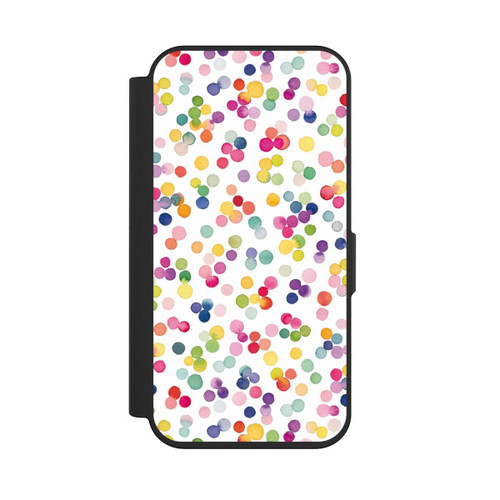 Apple iPhone 15 Pro NIVOflip Watercolour Punkte Bunt