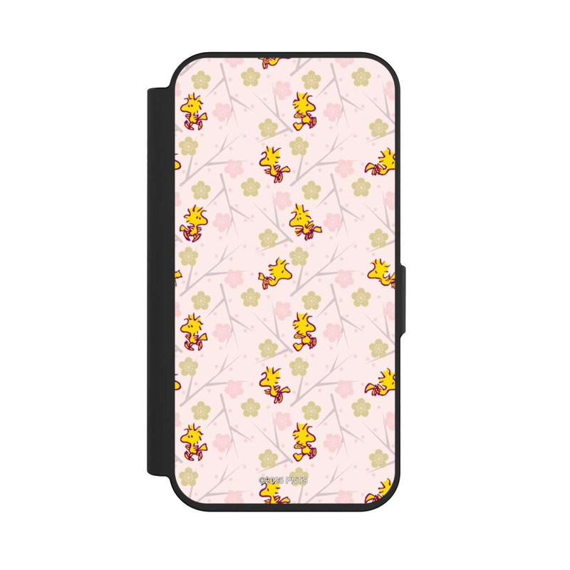 iPhone 15 Pro NIVOflip Woodstock Pink Muster