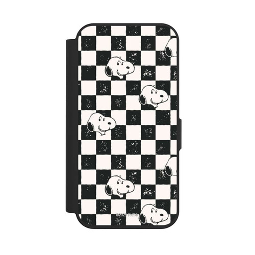 Apple iPhone 15 Pro NIVOflip Snoopy Heads Checked Pattern
