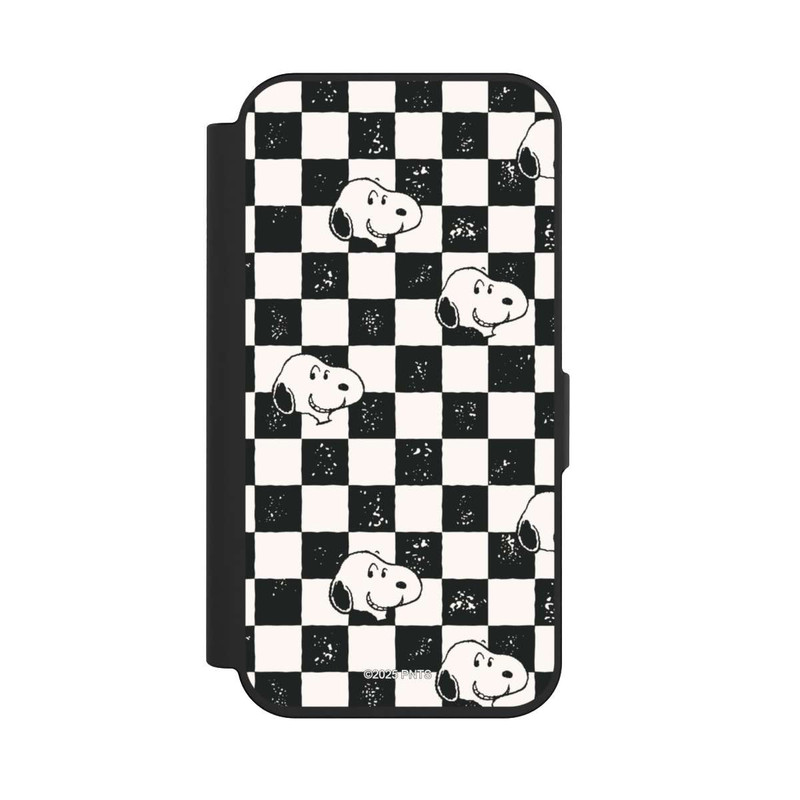 iPhone 15 Pro NIVOflip Snoopy Heads Checked Pattern