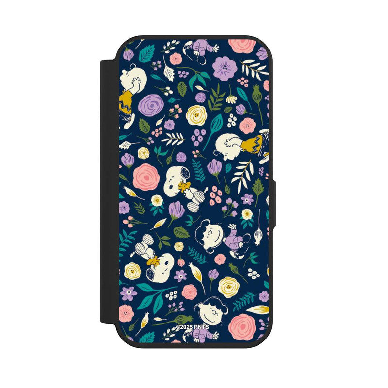 iPhone 15 Pro NIVOflip Peanuts Dark Flower Pattern