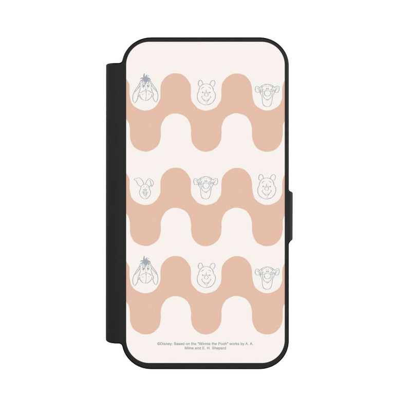 iPhone 15 Pro NIVOflip Winnie Puuh und Freunde Wellenmuster