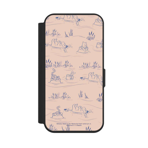 Apple iPhone 15 Pro NIVOflip Winnie Puuh Keramik Muster Brücke Pink