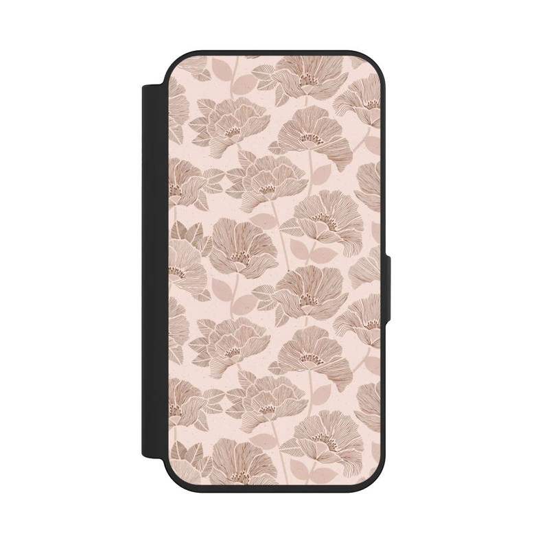 iPhone 15 Pro NIVOflip Brown Floral Block