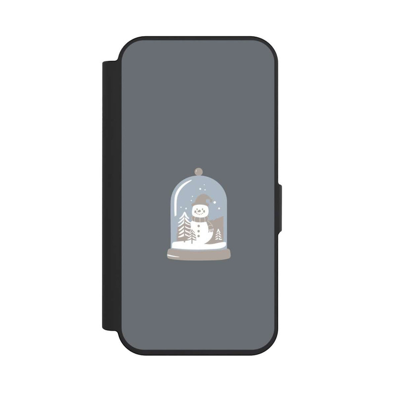 iPhone 15 Pro NIVOflip Minimalist Snow Globe with Snowman