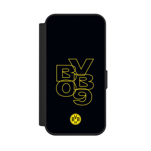 Apple iPhone 15 Pro NIVOflip BVB09 Gelb Schwarz