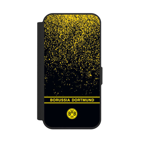 Apple iPhone 15 Pro NIVOflip BVB Farbverlauf Schwarz