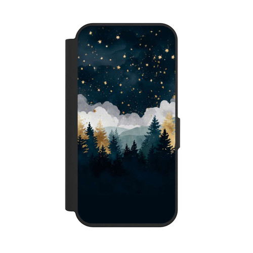Apple iPhone 15 Pro NIVOflip nächtlicher Wald Indigo