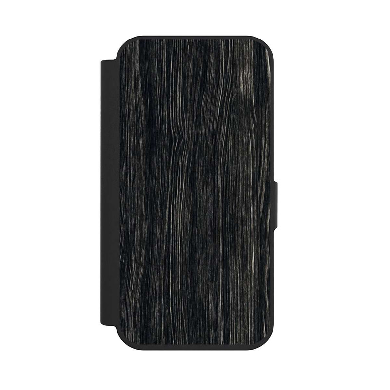 iPhone 15 Pro NIVOflip Dark Wood Texture