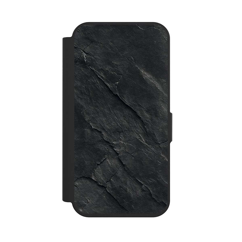 iPhone 15 Pro NIVOflip Dark Grey Slate Look