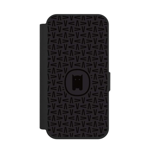 Apple iPhone 15 Pro NIVOflip Nivocase Muster Schwarz Grau