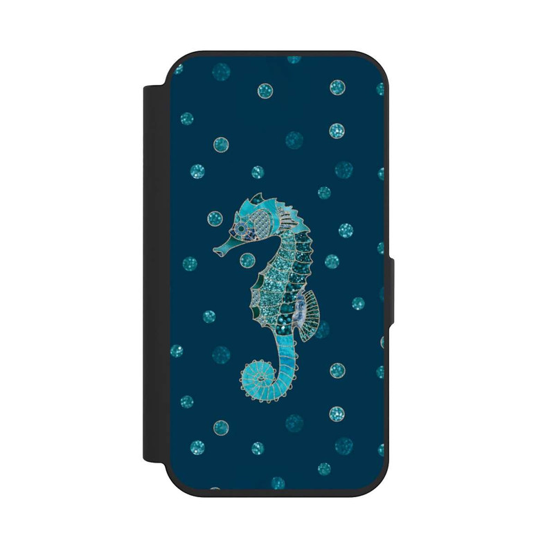 iPhone 15 Pro NIVOflip Glamour Sea Horse Art
