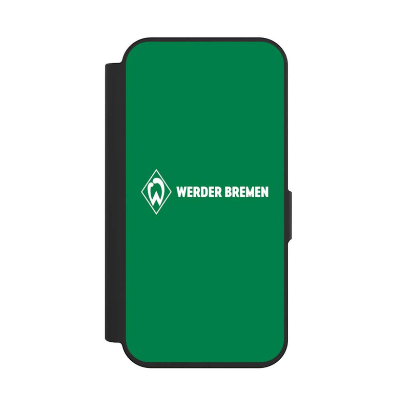 iPhone 15 Pro NIVOflip Werder Bremen Schriftzug Raute Grün