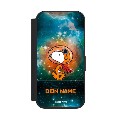 Apple iPhone 15 Pro NIVOflip Snoopy Space Traveller Personalisierbar
