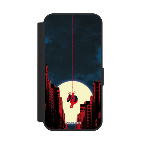Apple iPhone 15 Pro NIVOflip Spider-Man Marvel between Skyscrapers