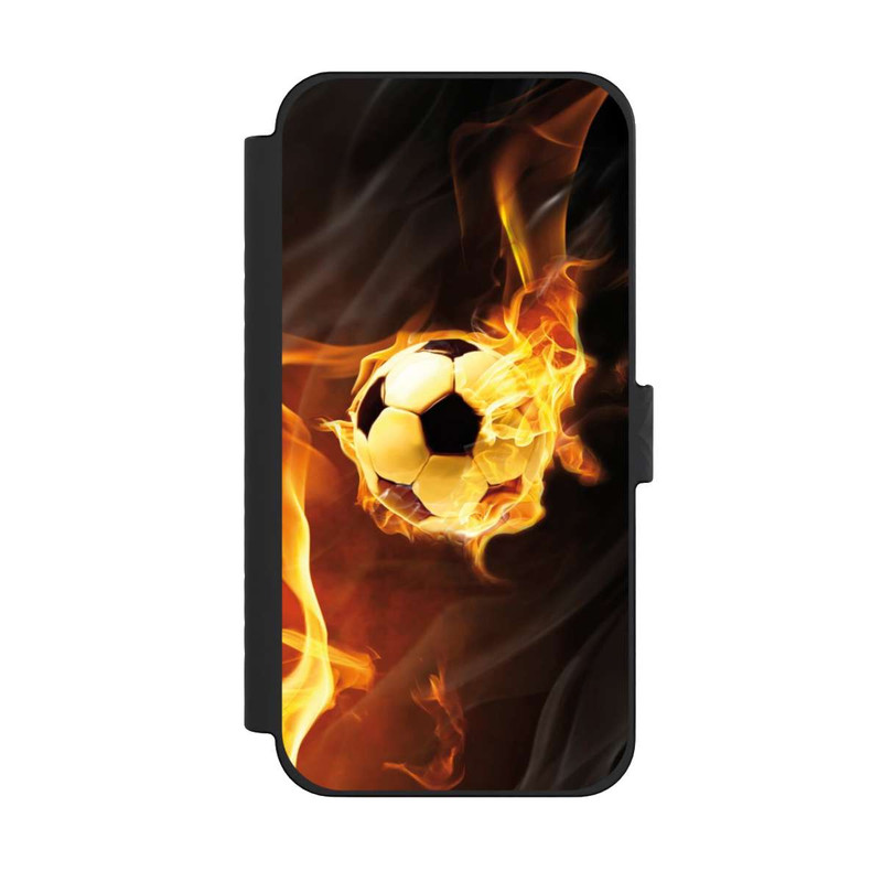 iPhone 15 Pro Max NIVOflip Ballon de Foot en Flammes