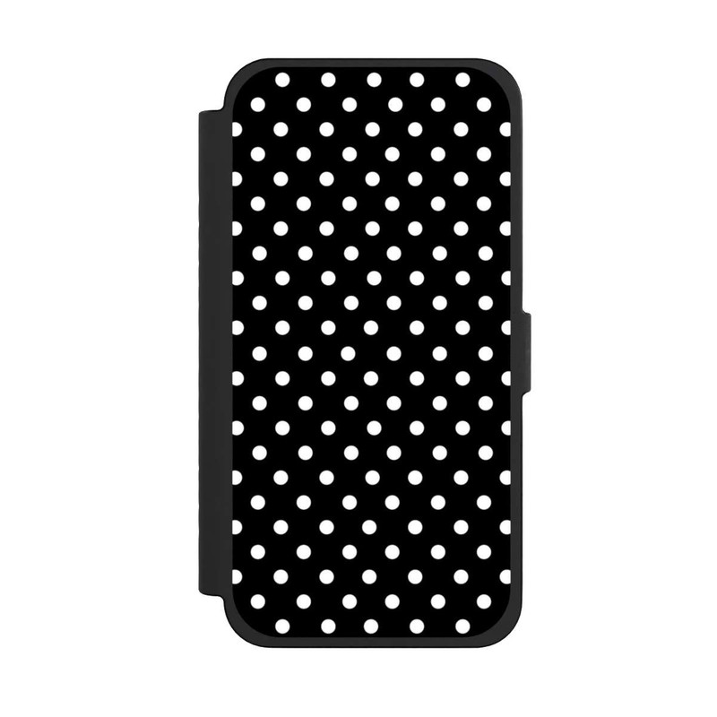 iPhone 15 Pro Max NIVOflip Confettis blancs sur fond noir