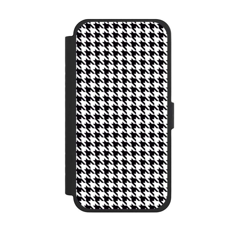 iPhone 15 Pro Max NIVOflip Houndstooth black-white