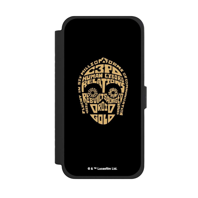 iPhone 15 Pro Max NIVOflip C3PO Typo Grafisch