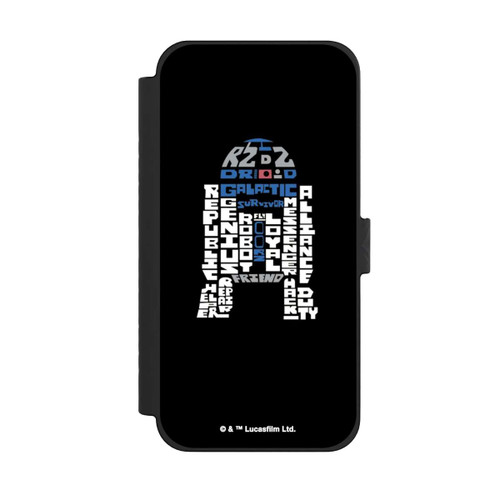 Apple iPhone 15 Pro Max NIVOflip R2-D2 Typo Grafisch