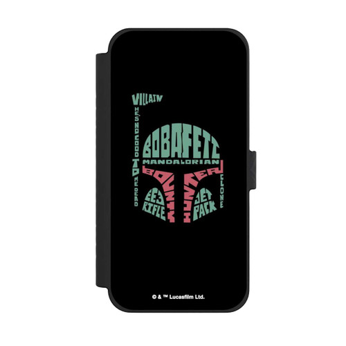 Apple iPhone 15 Pro Max NIVOflip Boba Fett Typo Graphique