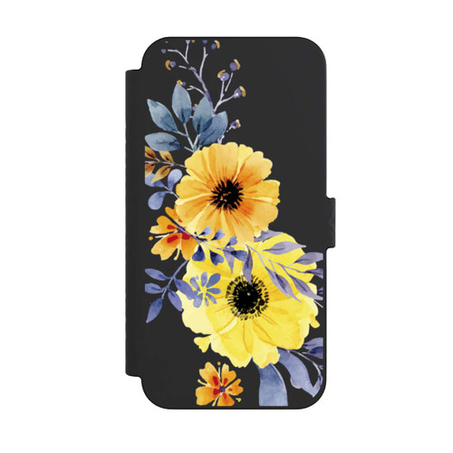 Apple iPhone 15 Pro Max NIVOflip Gelbe schwedische Blumen
