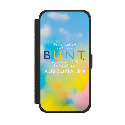 Apple iPhone 15 Pro Max NIVOflip Das Leben ist Bunt