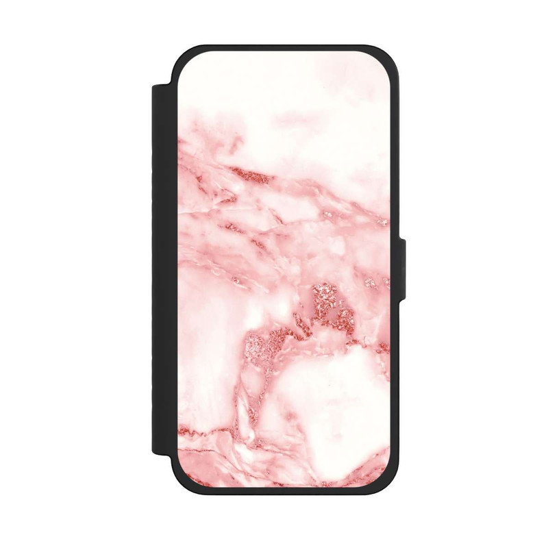 iPhone 15 Pro Max NIVOflip Marbre Rose et Blanc