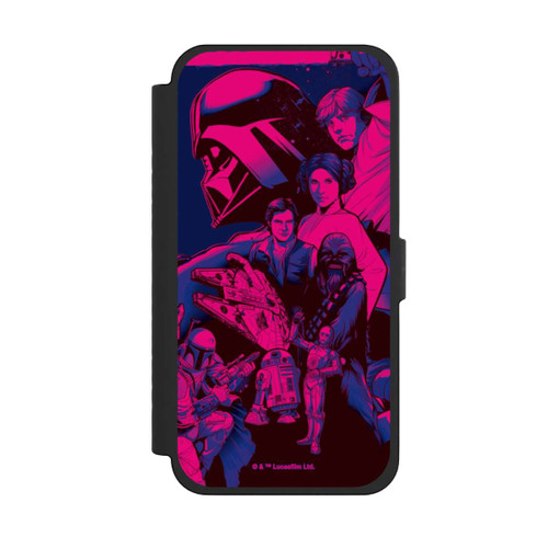Apple iPhone 15 Pro Max NIVOflip StarWars Charaktere - Ultraviolet