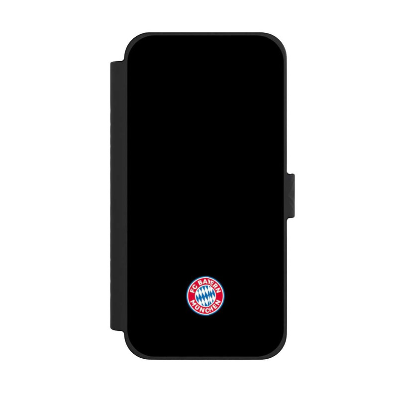 iPhone 15 Pro Max NIVOflip Logo FCB Classique Petit - Coloré sur Fond Noir