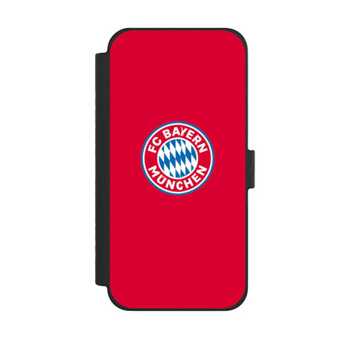 Apple iPhone 15 Pro Max NIVOflip FCB Logo sur fond rouge
