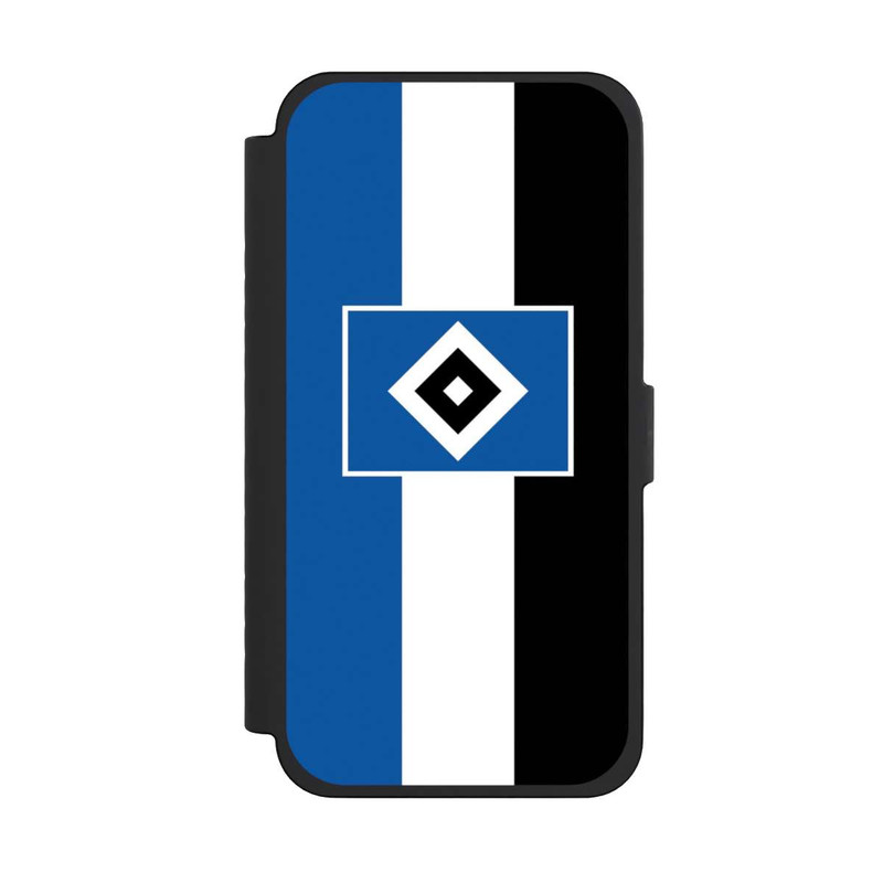 iPhone 15 Pro Max NIVOflip HSV Streifen - Blau-Weiß-Schwarz