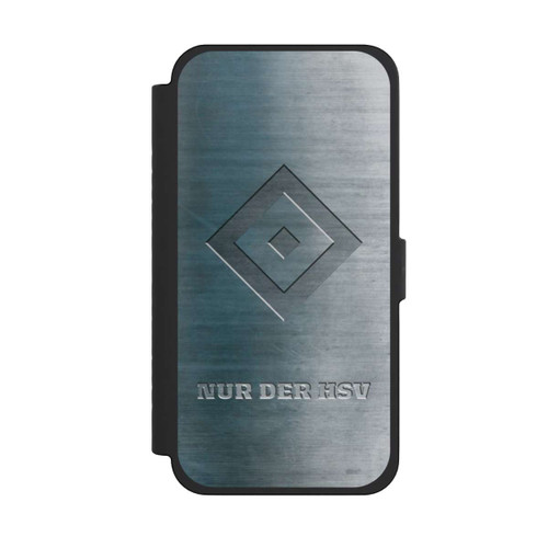 Apple iPhone 15 Pro Max NIVOflip Nur der HSV Metalllook